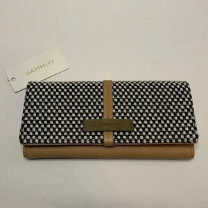 Hammitt Raffia Wallet Benjamin Slim California Sunday NWT